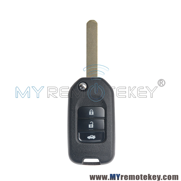 TWB1G721 Remote flip key 3 button 434Mhz A chip and G chip for Honda CIVIC ACCORD JAZZ CRV