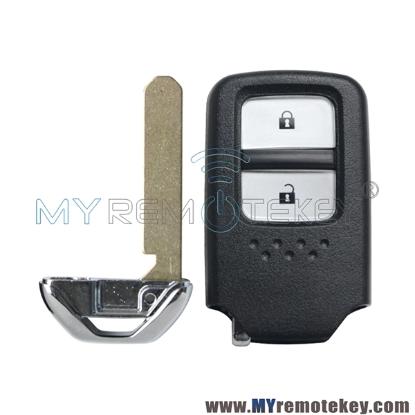 For Honda Fit Vezel XRV smart key with emergency key 2 button 434mhz ID47 PCF7953X HITAG 3