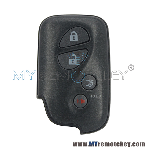 Smart key case shell for Lexus ES350 GS300 GS350 GS430 IS250 LS460 HS250 4 button