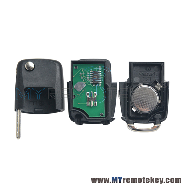 1J0 959 753 AG Remote key 2 button 434Mhz for VW Golf Bora Passat Polo Seat Ibiza Leon Toledo Skoda Superb Octavia 1J0959753AG