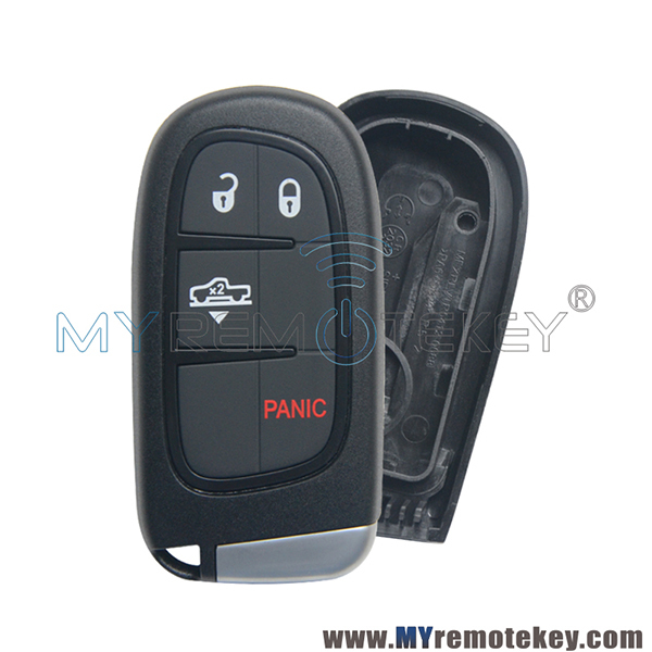 GQ4-54T Smart key shell case 4 button for 2013 2014 2015 2016 2017 Dodge RAM 1500 2500 3500