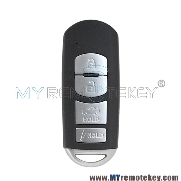 WAZSKE13D01 smart key 4 button 315mhz Mitsubishi System for Mazda 3 ...