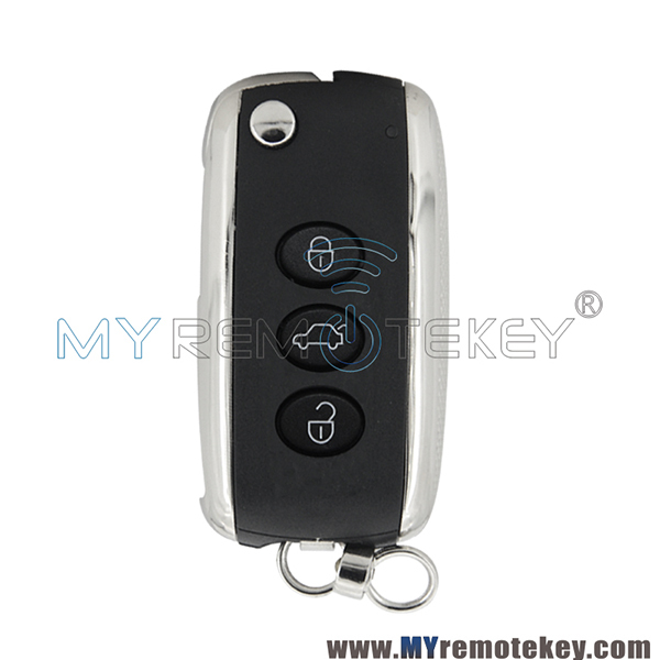 KR55WK45032 flip keyless key 3 button 434mhz PCF7942 chip for Bentley Continental GT GTC Flying Spur