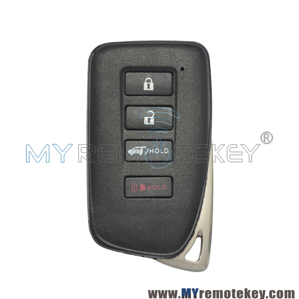 BP1EK Smart key 433MHZ 4 button for Lexus RX350 RX450HL RX450H 2016-2019 89904-48J60(PCB 281451-0010)