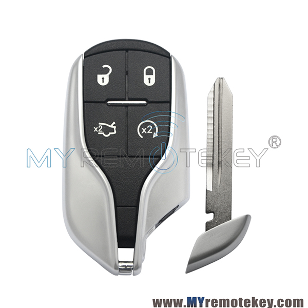 M3N-7393490 Smart car key 433mhz ID46 chip 4 button for Maserati Quattroporte Ghibli 2014 2015 2016 M3N7393490