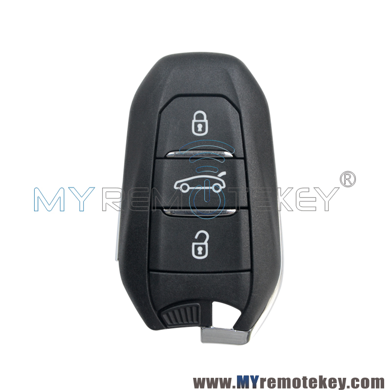 Smart key remote control 3 button 433.92mhz ID46 or 4A chip for Peugeot 308 508 2013-2016 98124195ZD