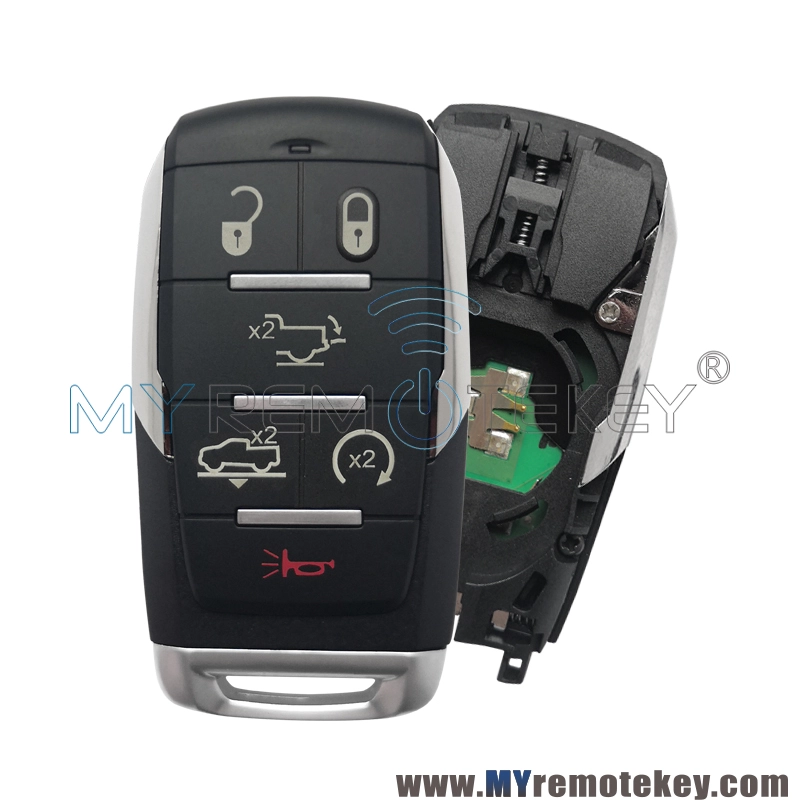 FCC ID OHT-4882056 Smart key 433.9mhz 4A chip 6 button for 2019 2020 2021 Dodge Ram 1500 P/N 68291692AD