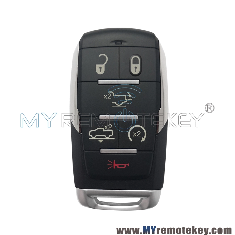 FCC ID OHT-4882056 Smart key 433.9mhz 4A chip 6 button for 2019 2020 2021 Dodge Ram 1500 P/N 68291692AD