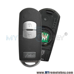 WAZSKE13D01 smart key 3 button 315mhz Mitsubishi System for Mazda CX-3 CX-5 3 Hatchback Speed 3 2014-2018 PN KDY3-67-5DY