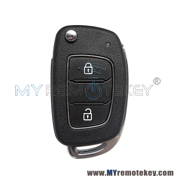 Flip key case shell 2 button for Hyundai