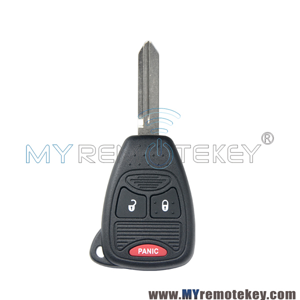 Remote car key head for Chrysler Dodge Jeep 2 button with panic OHT692427AA