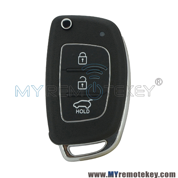 95430-2W400 Flip remote key shell 3 button for Hyundai Santa Fe 2012-2015