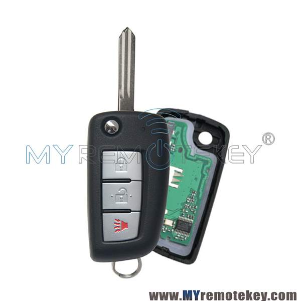 CWTWB1G767 flip remote key 434mhz 4A chip for 2014 - 2018 Nissan Rogue 28268-4CB1A / 28268-4CB1B