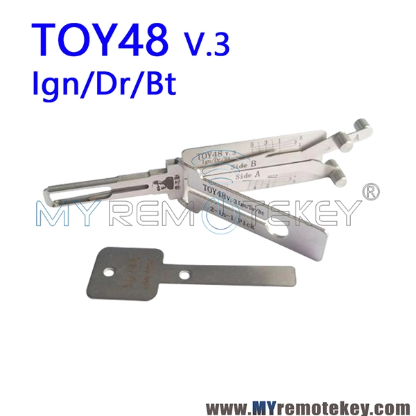 LISHI TOY48 V.3 Ign/Dr/Bt 2 in 1 Auto Pick and Decoder For Toyota
