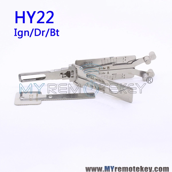 LISHI HY22 Ign/Dr/Bt 2 in 1 Auto Pick and Decoder For Hyundai and Kia