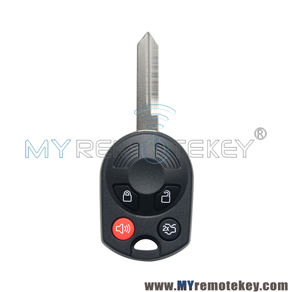 OUCD6000022 Remote key 4 button 315Mhz 434MHz ID63 80bit chip FO38 blade  for Ford Mercury PN 164-R7013