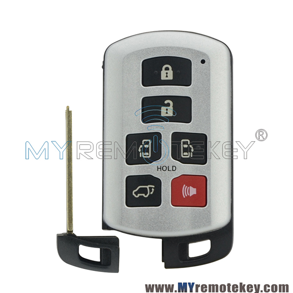 PN 89904-08010 Smart key for Toyota Sienna 2011-2020 FCC HYQ14ADR 315mhz 6 buttons(Board 5691)