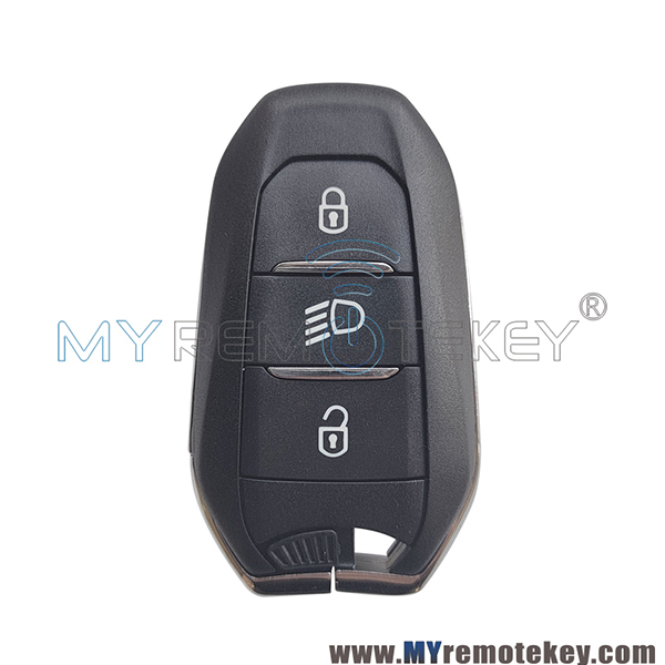 Smart key shell 3 button for Peugeot 308 508 3008 5008 Citroen C4 Cactus Picasso