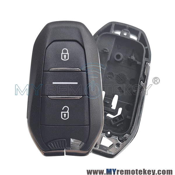 Smart key shell 3 button for Peugeot 308 508 3008 5008 Citroen C4 Cactus Picasso