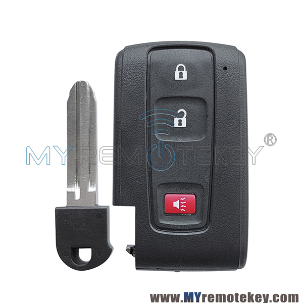 PN 89071-47080 Smart key for Toyota Prius 2004-2009 FCC MOZB21TG 3 button 312mhz with 4Dchip (non prox system)