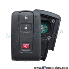 (non prox system) PN 89071-47080 Smart key for Toyota Prius 2004-2009 FCC MOZB21TG 3 button 312mhz with 4Dchip