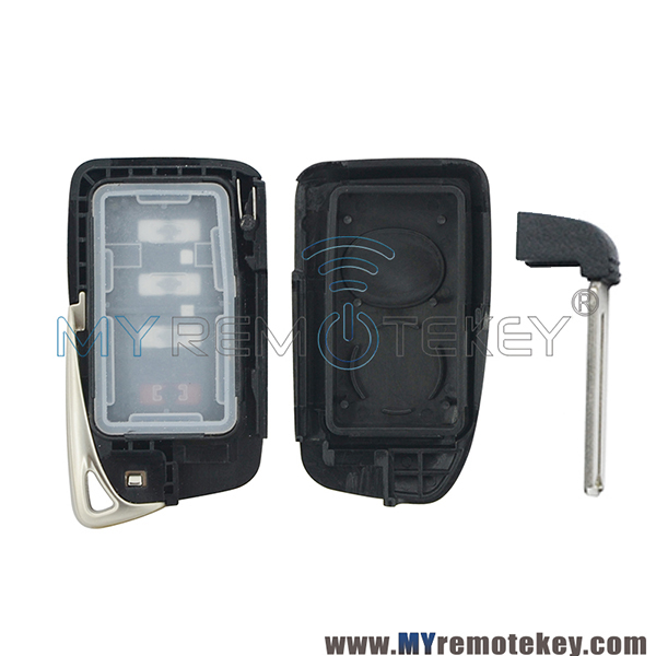 Smart key case shell 4 button for Lexus