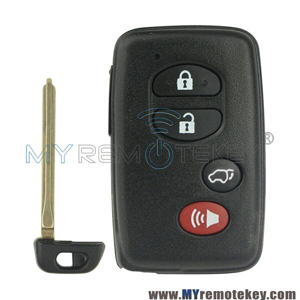 HYQ14AAB Smart key 4 button 314.3mhz for Toyota Highlander Limited 2007-2014 89904-48110 (0140 Board)