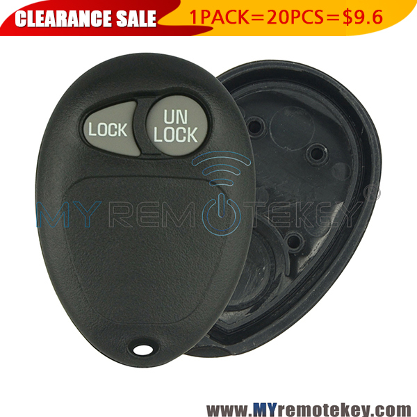 1 pack Remote case 2 button for Buick GL8 L2C0007T