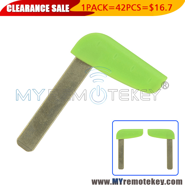 1 pack Smart key blade green for Renault Laguna