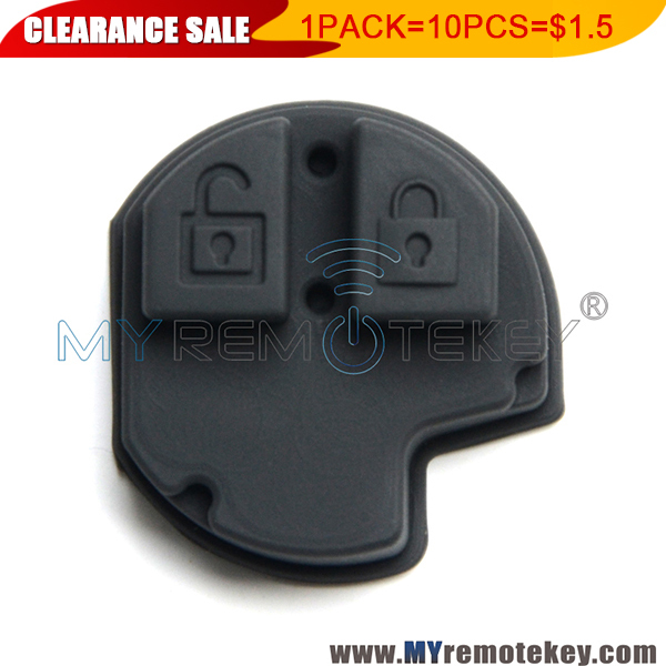 1 pack Remote button rubber pad for Suzuki Swift SX4 remote key 2 button