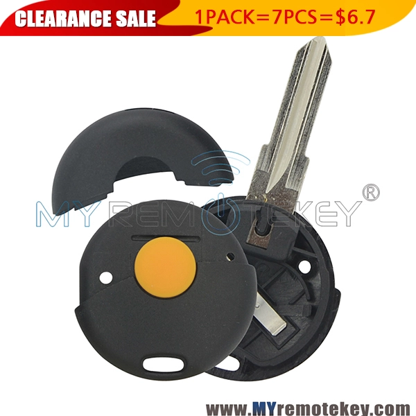 1 pack Remote key replace case shell for Mercedes Smart Fortwo 1 button