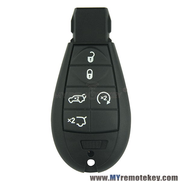 #7 68066875AA New style Europe model Fobik key 434Mhz 5 Button  for Chrysler Jeep Dodge