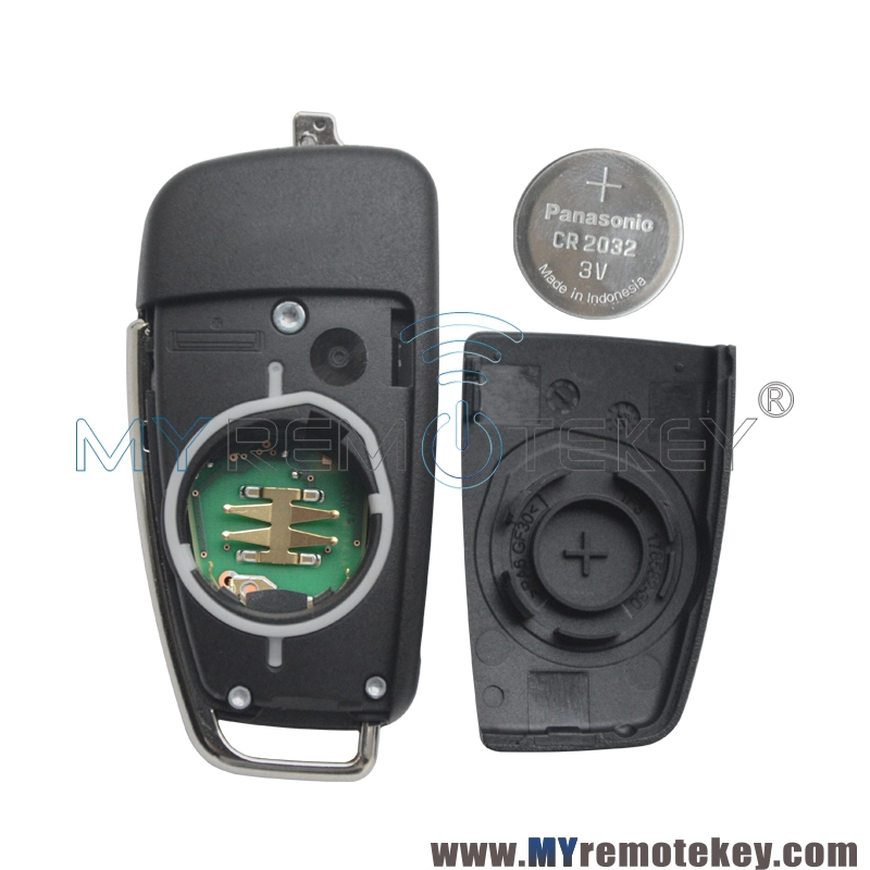 81A 837 220R/220L keyless go flip remote key 3 button 434 MHz Megamos AES MQB48 Chip for Audi A3 Q2 RS 2014-2018