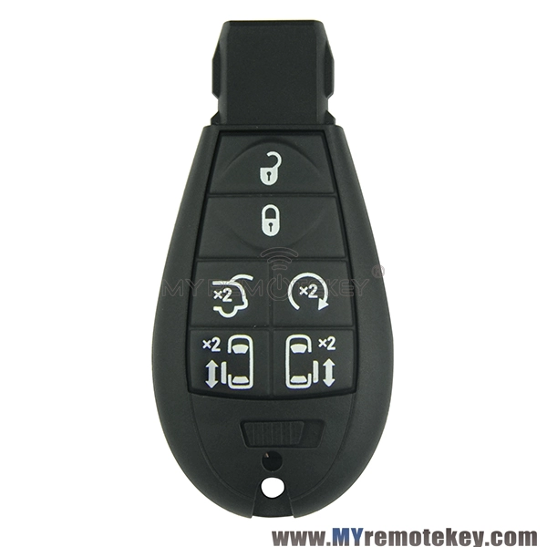 #10 68066875AA New style Europe model Fobik key 434Mhz 6 Button for Chrysler Jeep Dodge