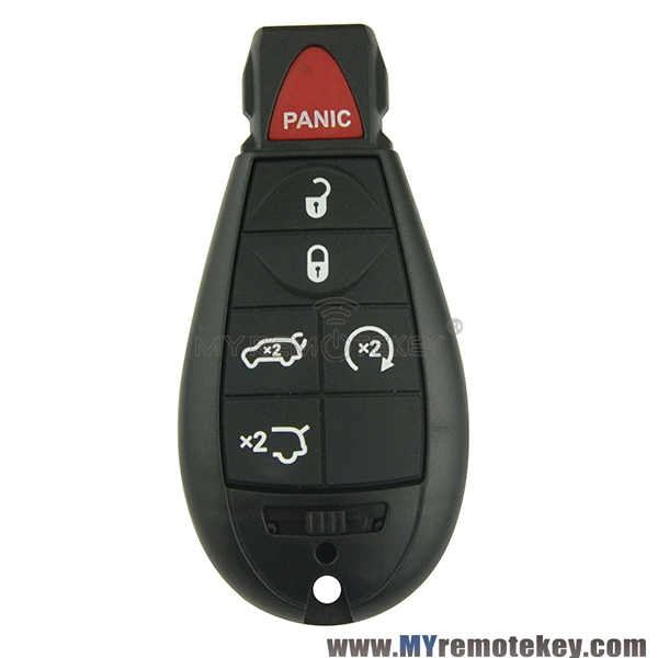 #7 M3N5WY783X Fobik remote key fob ID46 chip PCF7941 434MHZ ASK HITAG2 5 button with panic for Chrysler Dodge Jeep Commander