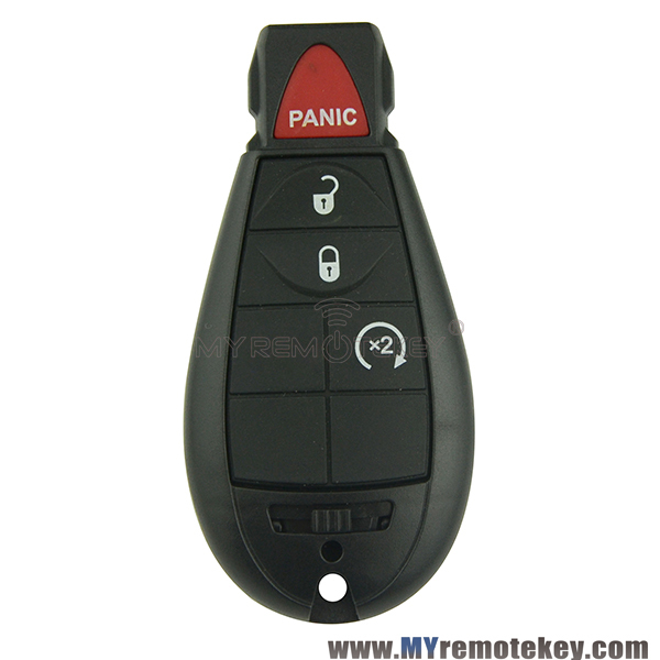 #1 M3N5WY783X Fobik remote key fob ID46 chip PCF7941 434MHZ ASK HITAG2 3 button with panic for Chrysler Dodge Jeep
