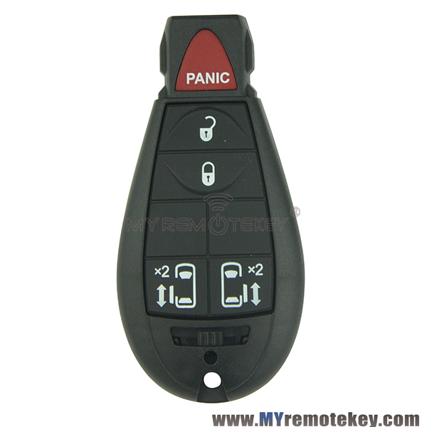 #8 M3N5WY783X Fobik remote key fob ID46 chip PCF7941 434MHZ ASK HITAG2 4 button with panic for Chrysler Dodge before 2012