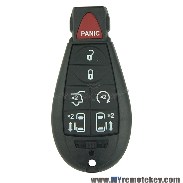 #10 M3N5WY783X Fobik remote key fob ID46 chip PCF7941 434MHZ ASK HITAG2 6 button with panic for Chrysler Dodge Jeep