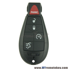 #5 M3N5WY783X Fobik remote key fob ID46 chip PCF7941 434MHZ ASK HITAG2 4 button with panic for Chrysler Dodge Jeep
