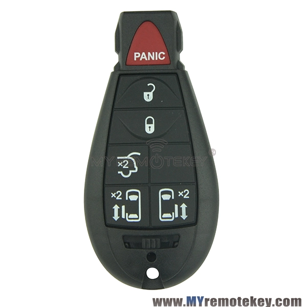 #9 M3N5WY783X Fobik remote key fob ID46 chip PCF7941 434MHZ ASK HITAG2 5 button with panic for Chrysler Dodge Grand Caravan JEEP