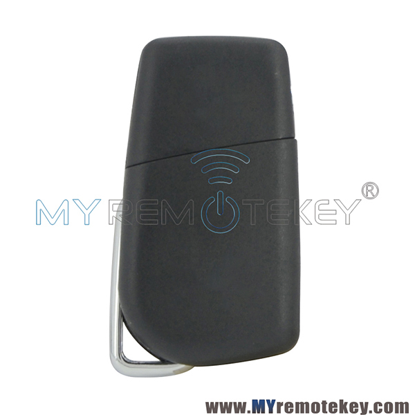 Flip remote key shell case 3 button VA2 for Toyota