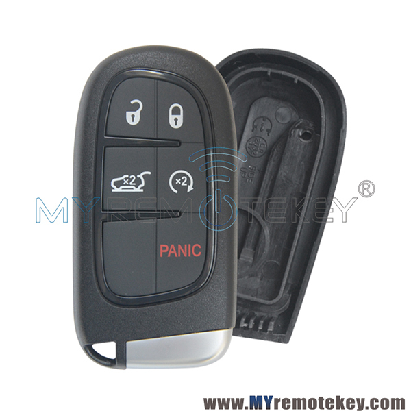 GQ4-54T Smart key shell case 5 button for 2014 2015 2016 2017 Jeep Cherokee 2013 2014 2015 Dodge RAM 68288422AA