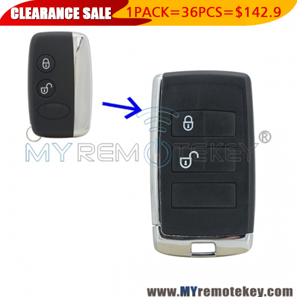 1 pack Modified key shell 2 button for refit Land rover Defender smart key case