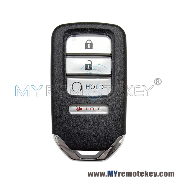 Smart key 4 button KR5V1X 313.8MHZ/ KR5V2X 434MHZ  for Honda Ridgeline 2017-2019 PN 72147-T6Z-A11 Continental A2C97488400