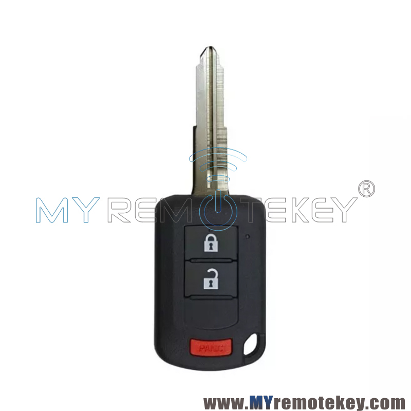 FCC OUCJ166N remote head key 3 button 315mhz ID46 chip for 2016 2017 Mitsubishi Lancer PN 6370B944