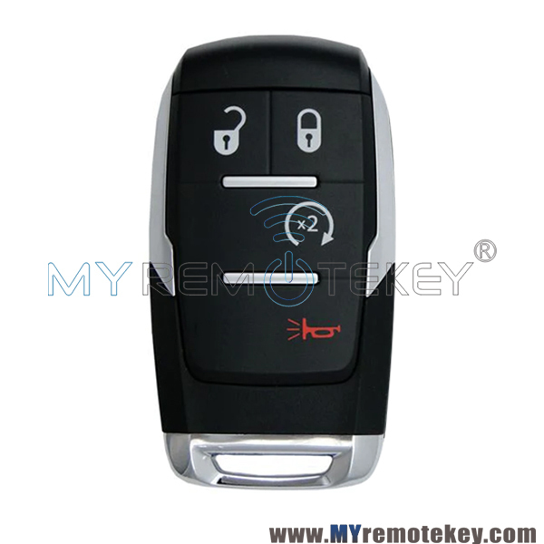 GQ4-76T Smart key 4 button 433Mhz 4A Chip for 2019-2021 Dodge Ram 2500 3500 4500 5500 68365327AB