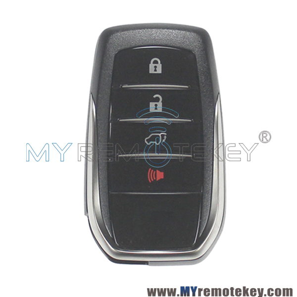 89904-60Y40 Smart Key 4 Buttons 433MHz for Toyota Land Cruiser 2020-2021 B2Z2K2A(board 0010)