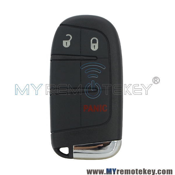 M3N-40821302 Smart Key 2017-2021 Jeep Compass 3-Button 433mhz 4A chip 68250335AB M3N40821302