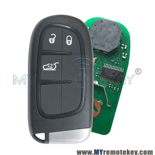 GQ4-54T Smart key 3 button 434Mhz 4A chip for Jeep Cherokee 2014 2015 2016 2017