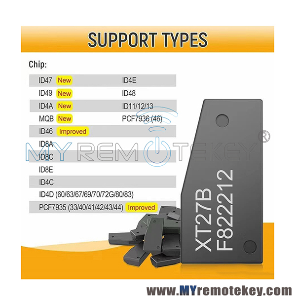 2022 New Xhorse VVDI Super Chip XT27B Adding 47 49 4A Update Version of XT27A